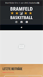 Mobile Screenshot of bramfeldbasketball.de